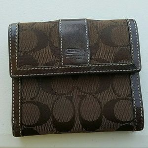 Authentic coach wallet