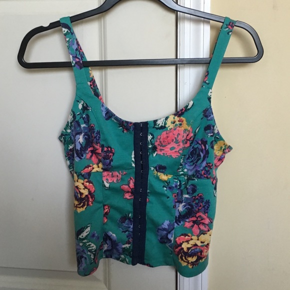 Floral crop top
