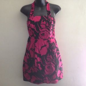 Express Flower Halter Dress