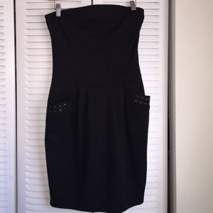 Sexy Blk Strapless Dress🔥