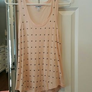 Express studded tank - light pink