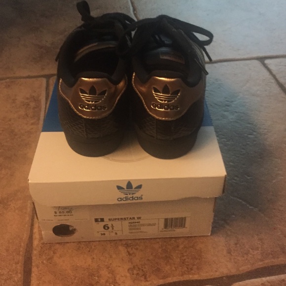 Adidas Superstar Rose Gold Black Adidas Superstar Rose Gold Black