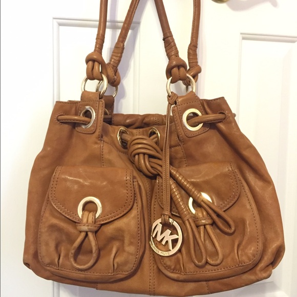 Michael Kors shoulder bag with gold detail