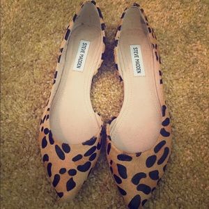 Steve Madden cheetah print flats.