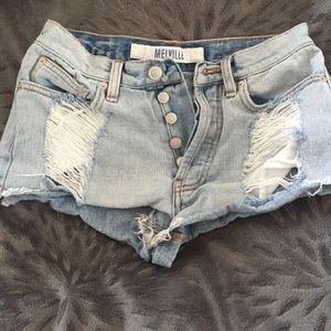 Destroyed Brandy Melville Jean Shorts