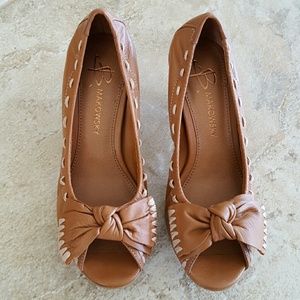 B.makowsky little heel leather shoes 5M