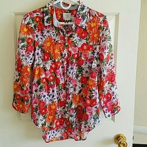 Anthropologie button down top.