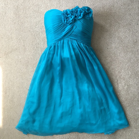 ⚡️FLASH SALE strapless turquoise dress