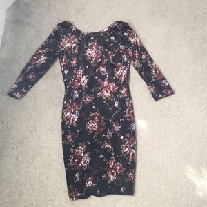 Velvet Floral dress