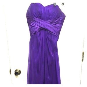 Purple prom dress