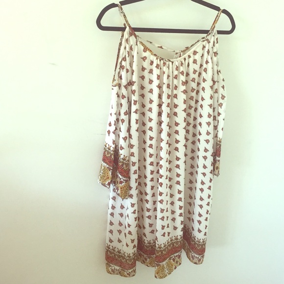 Umgee cold shoulder dress