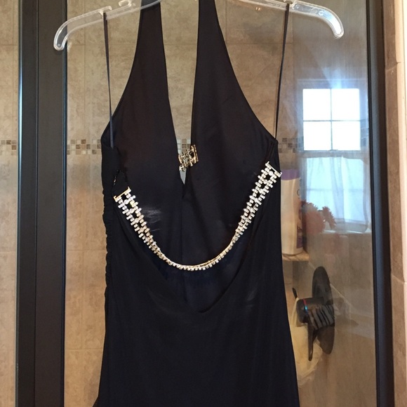 Elegant floor length evening gown