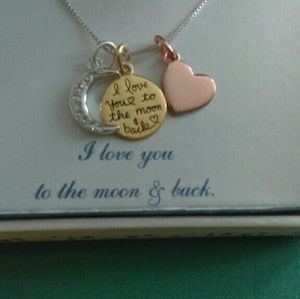 Sterling Silver love you to the moon and back