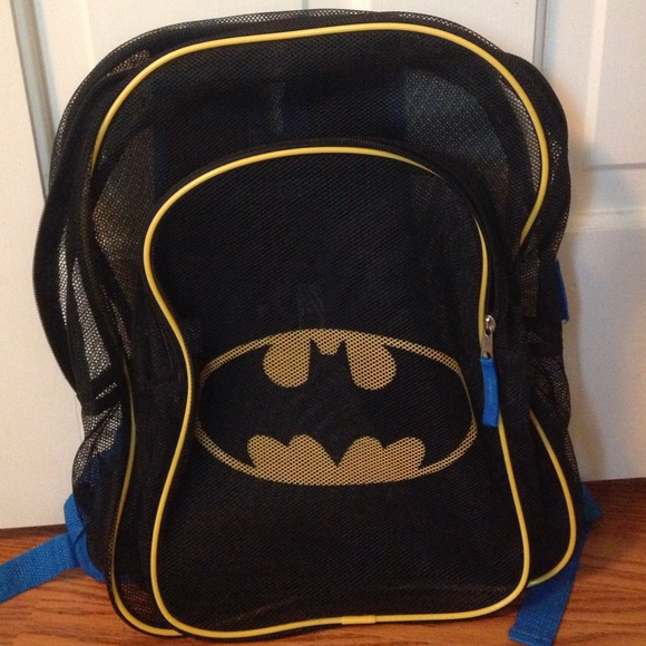 Batman see through book bag