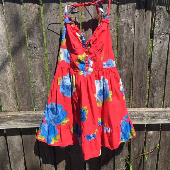 Abercrombie and Fitch mini halter dress