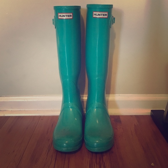 Hunter tall rain boots
