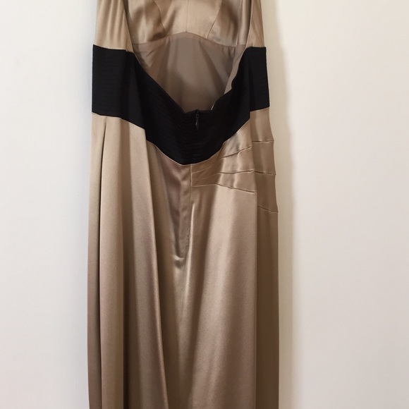 Yigal Azrouel gown. Black and gold/champagne - Picture 3 of 4