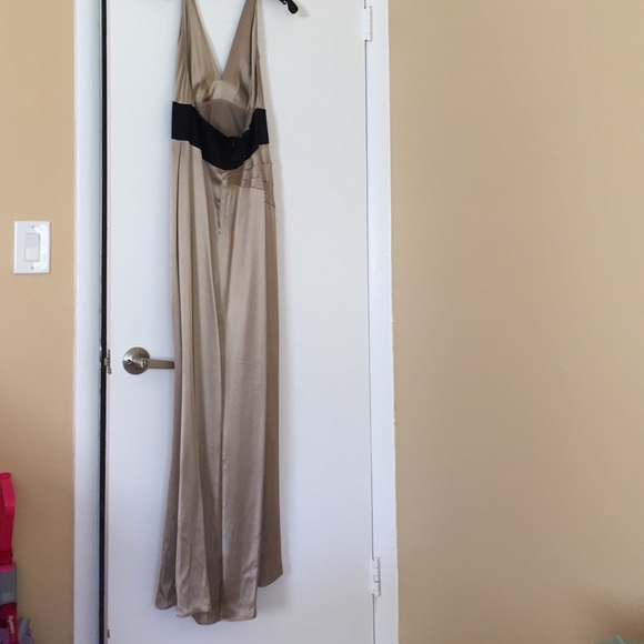 Yigal Azrouel gown. Black and gold/champagne - Picture 4 of 4