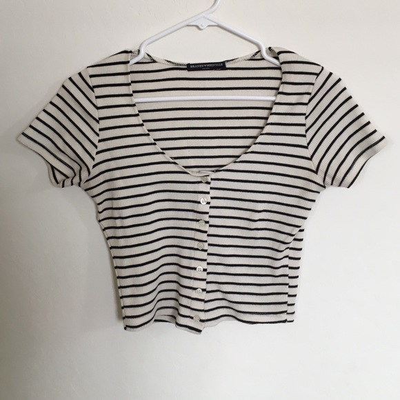 Striped Crop Top