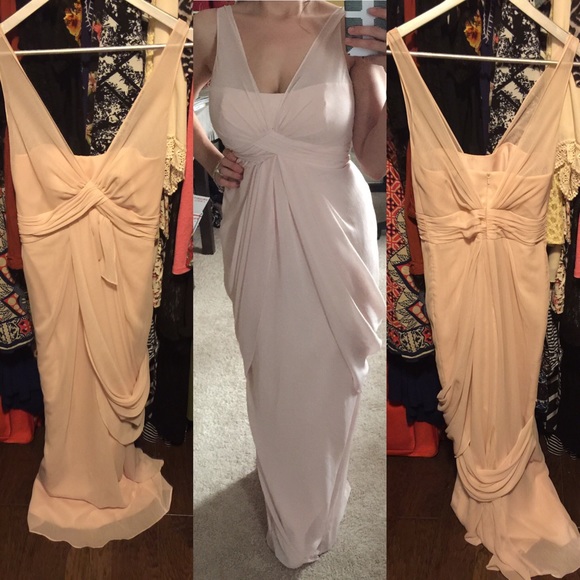 BLUSH bridesmaid Dress from Vera wang