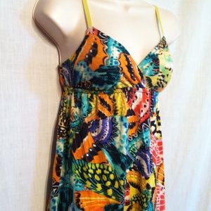 Colorful Butterflies Babydoll Top.