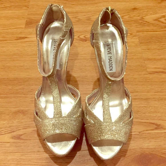 Gold Steve Madden Heels