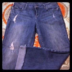 Simply Vera Vera Wing jean capris, size 6