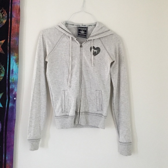 Pink zip up jacket