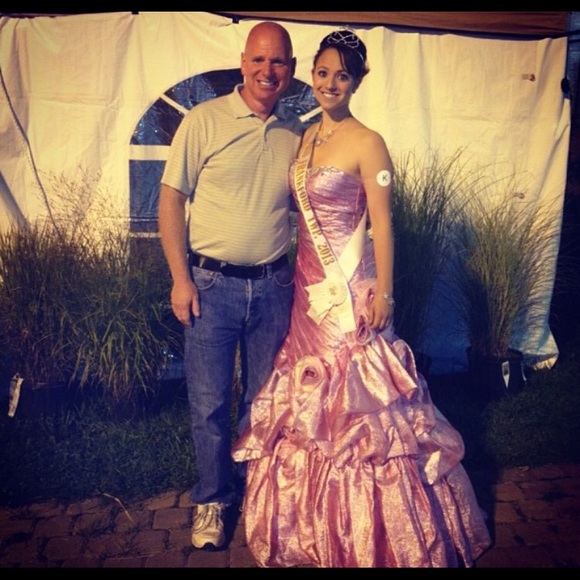 Pink prom dress