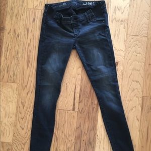 Gap 1969 Elastic Insert Maternity Skinny Jeans