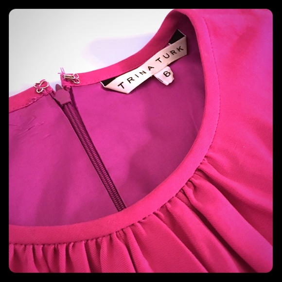 Trina Turk in Peplum in Pink