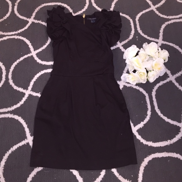 French connection black dress elegant