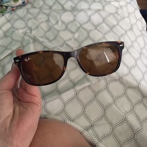 Rare raybans tortoise/ cream new wayfarer