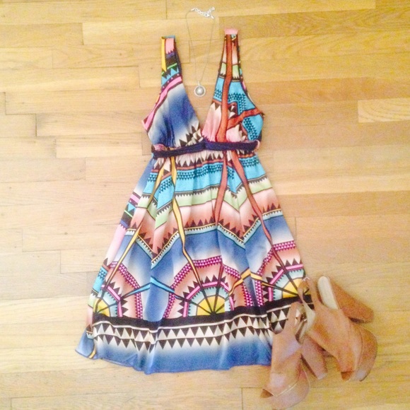 NWOT fun print dress!