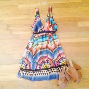 NWOT fun print dress!