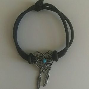 Lovesick Dreamcatcher Faux Leather Cord Bracelet