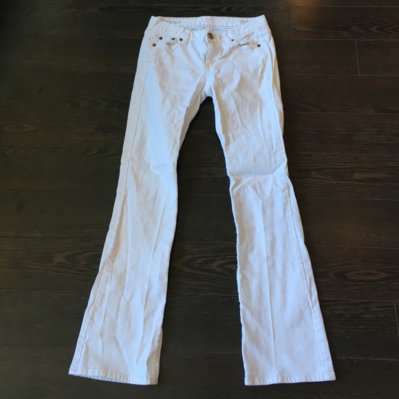 J.Crew boot cut jeans, white, size 25S - Picture 2 of 3