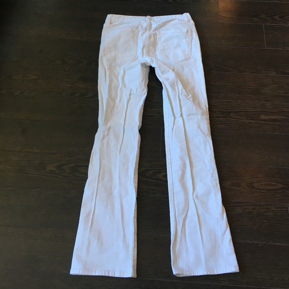J.Crew boot cut jeans, white, size 25S - Picture 3 of 3