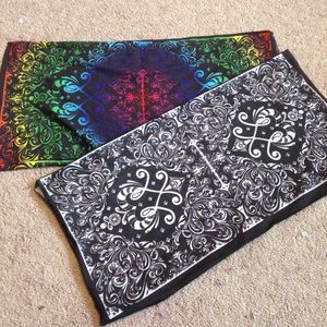 Seamless rave bandanas
