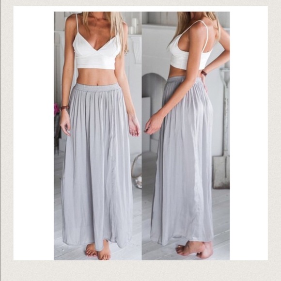 Bralette and Maxi Skirt Outfit NEW