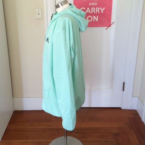 Vintage Adidas zip up with hood. Worn once - Picture 2 of 4