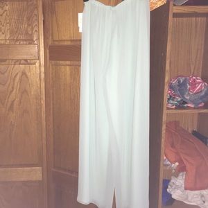 Blue lightweight pants