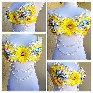 Electric laundry rave bra 34D