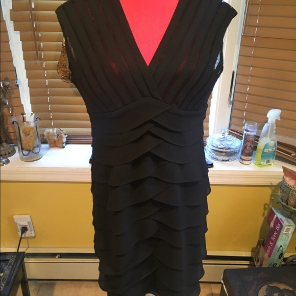 Black cocktail dress