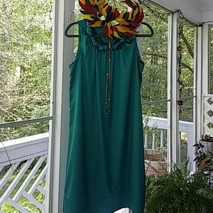 Fun party green dress