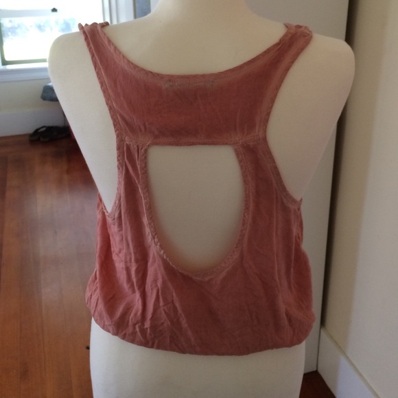 Brandy Melville racerback top. Slightly cropped - Picture 3 of 3