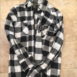 Black and white flannel