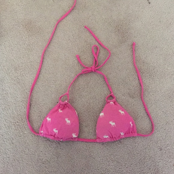 Abercrombie pink bathing suit top and bottom