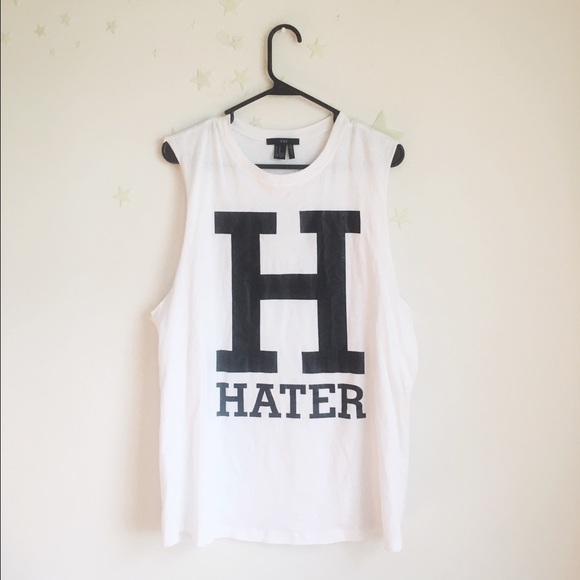 Forever 21 'hater' muscle tee