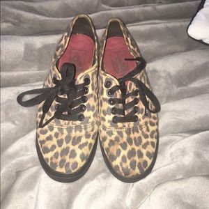 Cheetah print vans